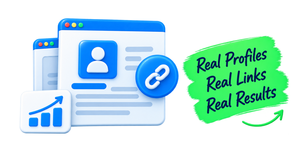 Profile backlinks