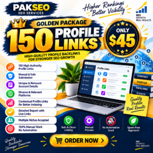 150 High Authority Profile Backlinks