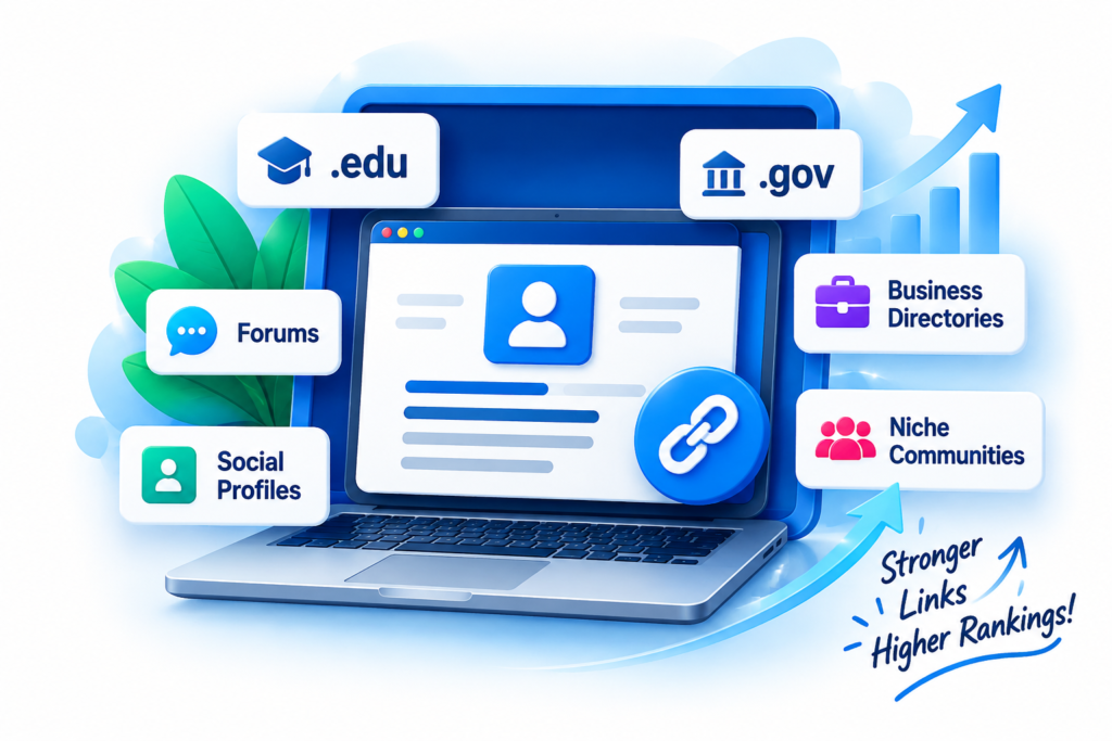 Profile backlinks