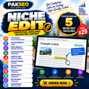 5 Niche Edit Backlinks