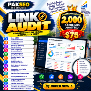 2,000 Backlinks Link Audit