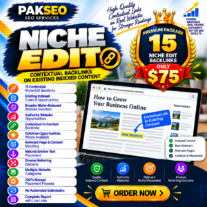 15 Niche Edit Backlinks
